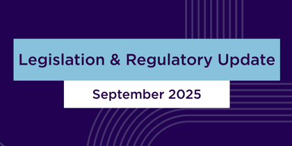 Legislation & Regulatory Update
