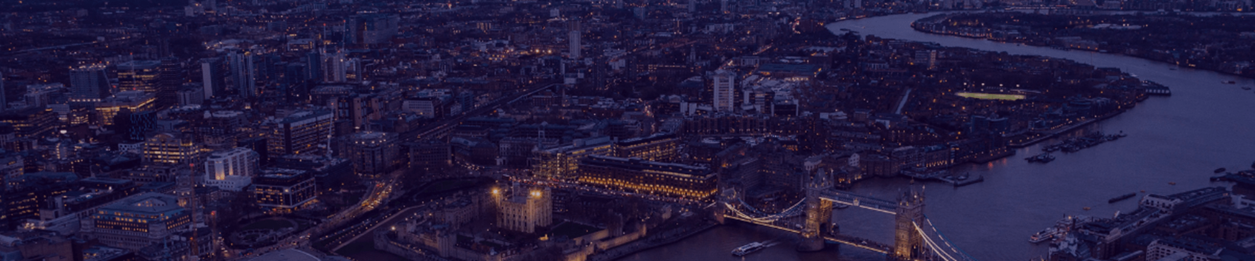 London River Thames at night