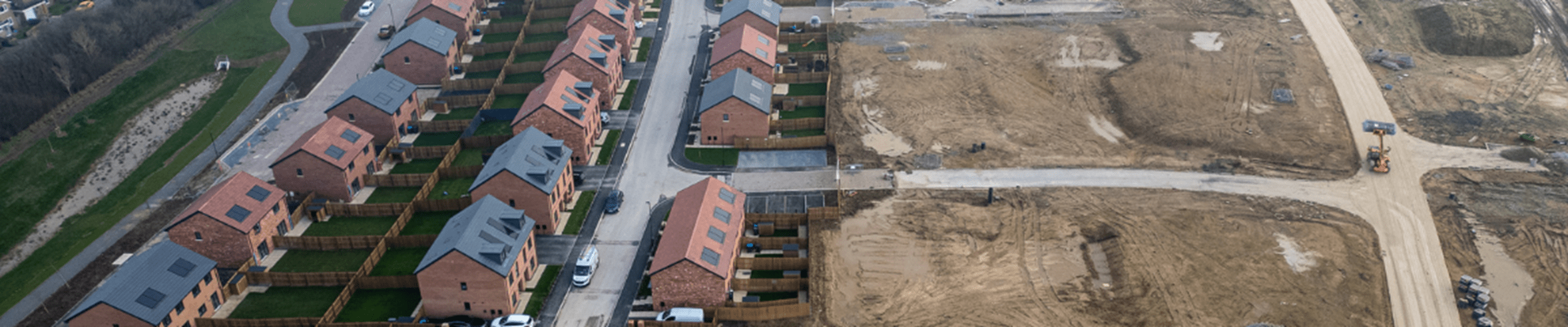 New builds in residential area