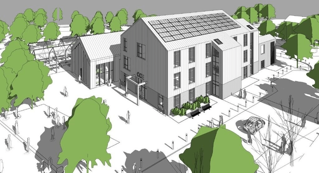 Catterick Garrison town regeneration illustration