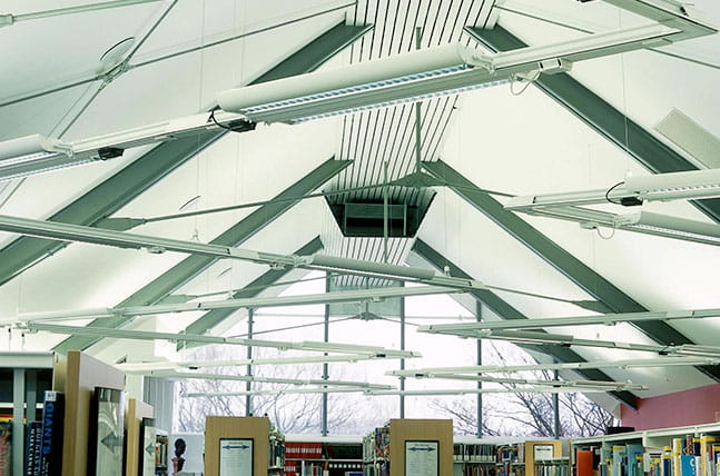 Newbury Library joists and supports