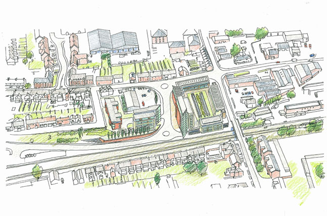 Sterling Industrial Estate Residential Development, Newbury, Berkshire