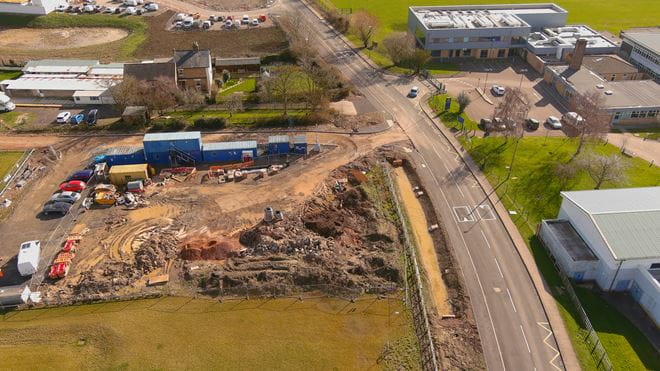 Mill Lane and sports pitches