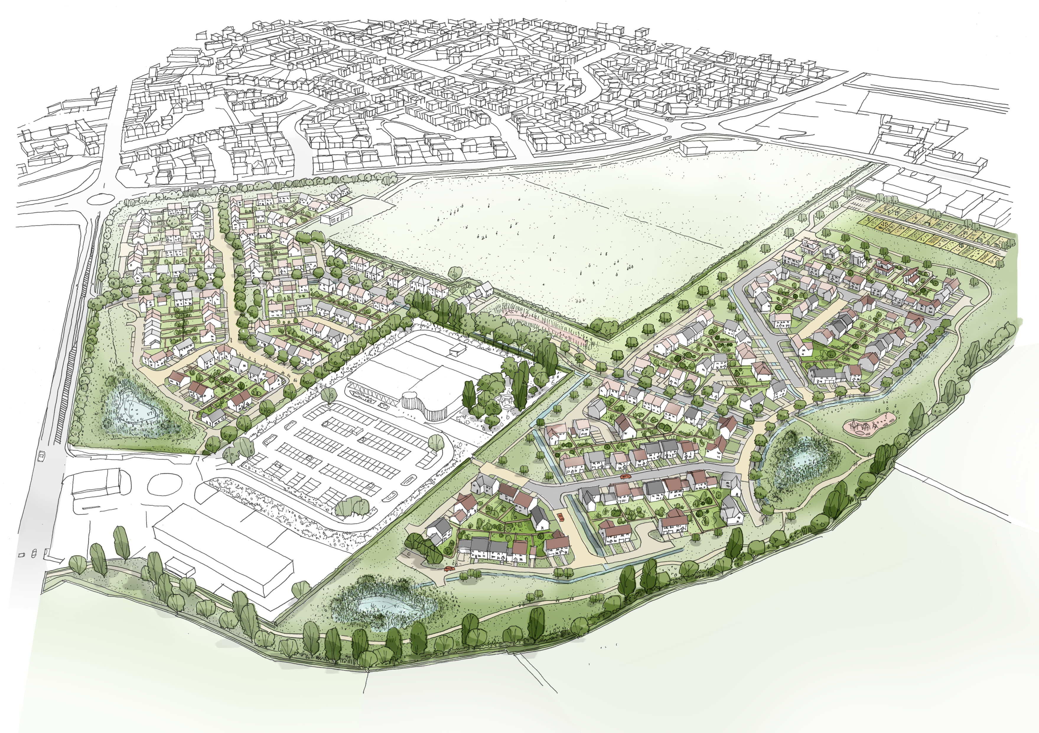 Land Northwest of Burley Road Masterplanning Carter Jonas