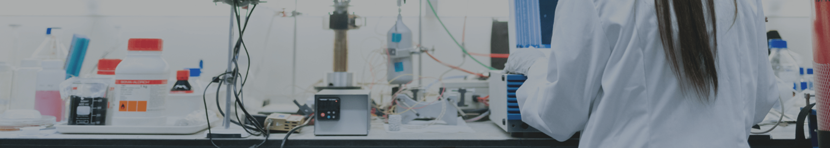 Woman working in science lab