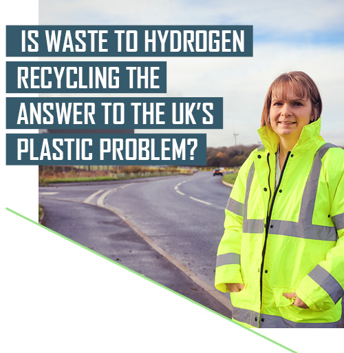 Infrastructure expert in front of Protos plant