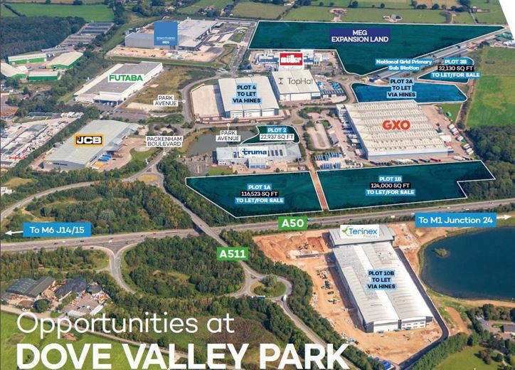 32,130 Sq Ft , Dove Valley Park, Foston DE65 - Available