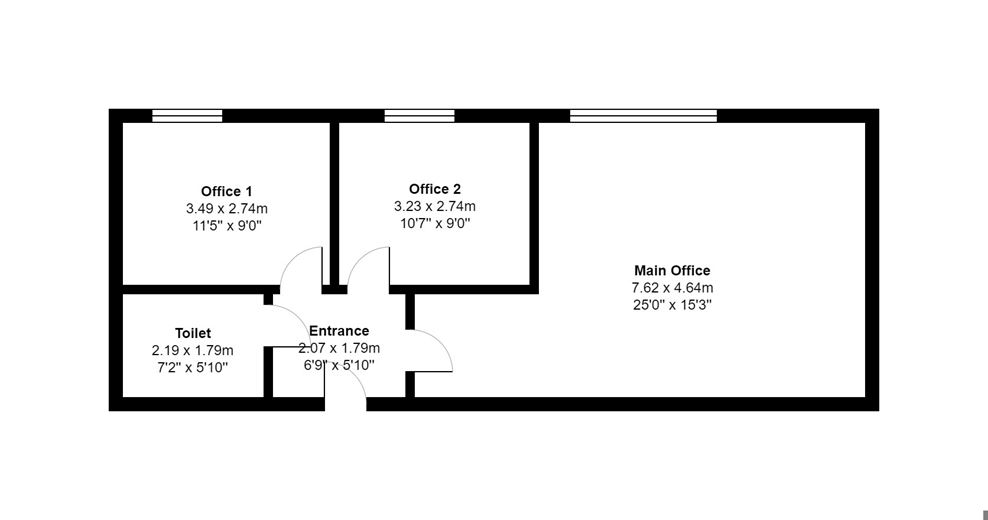 578 Sq Ft , The Office , Rhiwlas  LL23 - Available