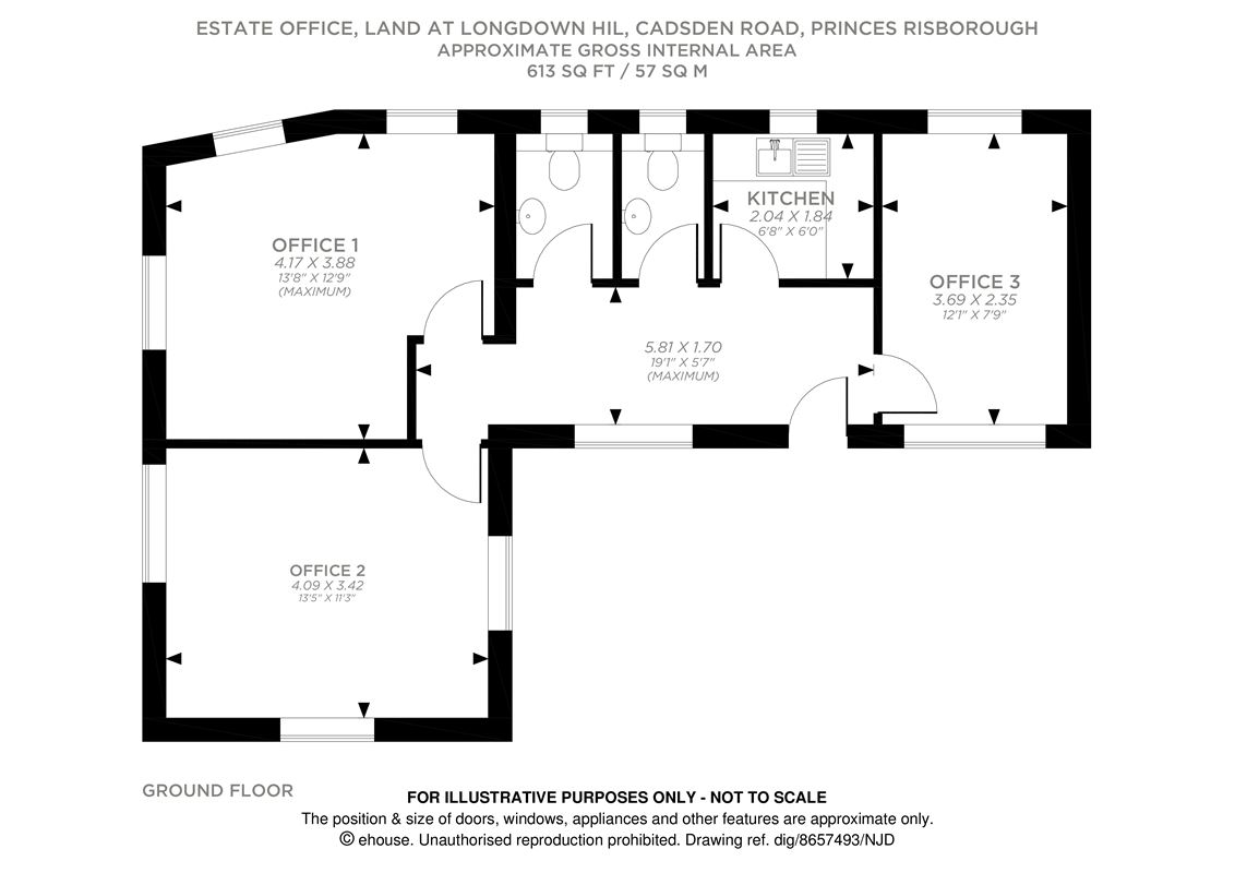 613 Sq Ft , The Old Smithy, Great Hampden HP16 - Available