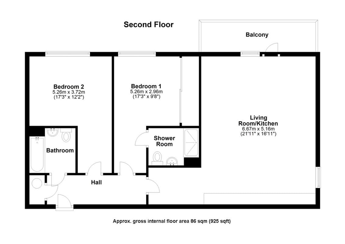 2 bedroom flat, Hawkey Road, Trumpington CB2 - Sold STC