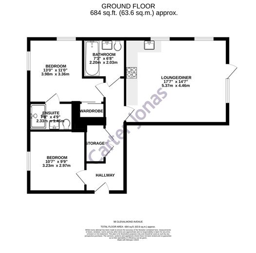 2 bedroom flat, Glenalmond Avenue, Cambridge CB2 - Let Agreed