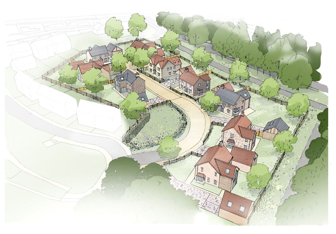  bedroom development plot, Honeysuckle Close, Caxton CB23 - Available