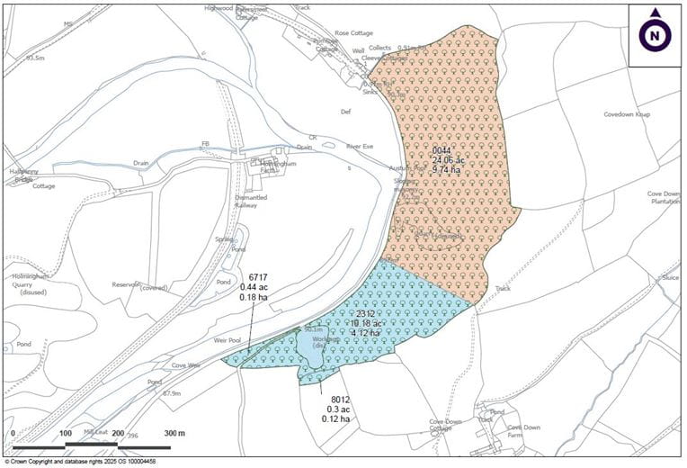 35.5 acres Land, Bampton, EX16 - Available