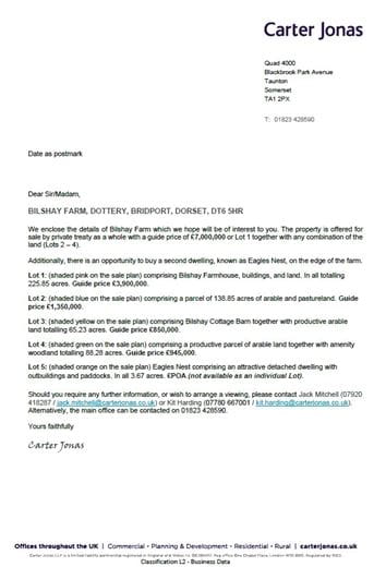 518 acres Farm, Dottery, Bridport DT6 - Sold