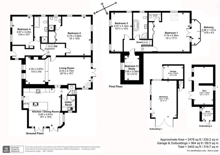 3.2 acres Farm, Hale Mills, Twelveheads TR4 - Available