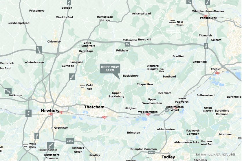 38.2 acres House, Briff Lane, Bucklebury RG7 - Sold