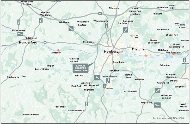 8.4 acres Land, Newbury, Berkshire RG14 - Available