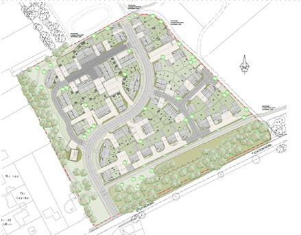 Case study one - map of Lakenheath - Planning and Development bulletin Aug 21